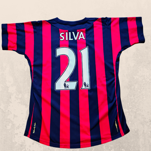 Camiseta David Silva Manchester City away 2011/2012