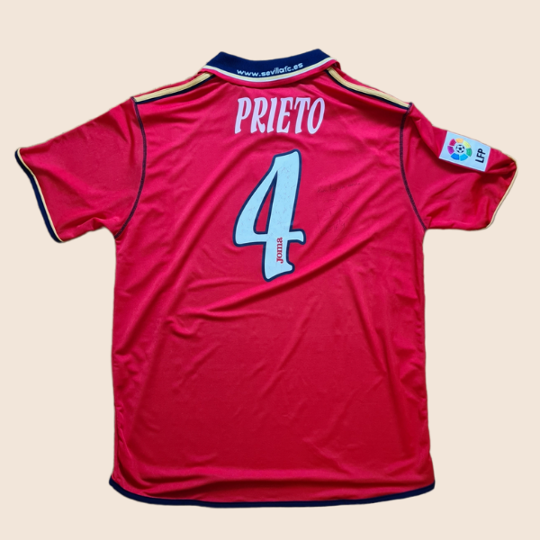 Camiseta Sevilla FC Match Worn Prieto 2001/2002