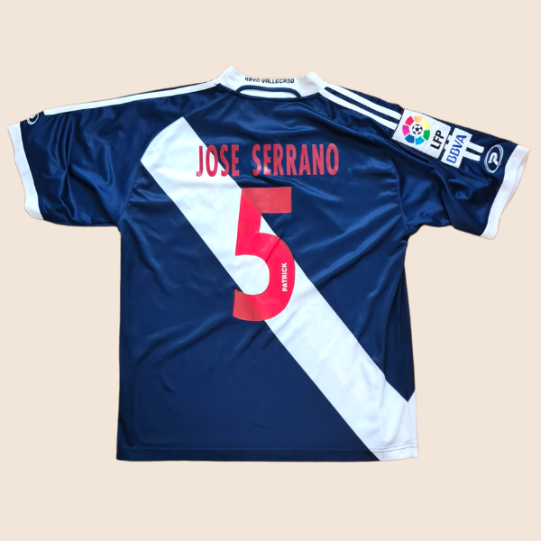 Camiseta vintage Jose Serrano Rayo Vallecano Match Worn 2008/2009