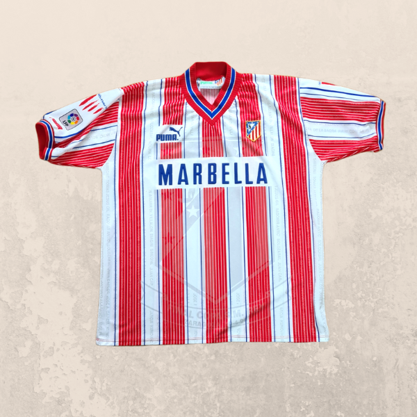 Camiseta Vintage Atlético de Madrid Puma Copa del Rey 1996
