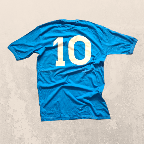 Camiseta Vintage Napoli Match Issue Maradona firmada