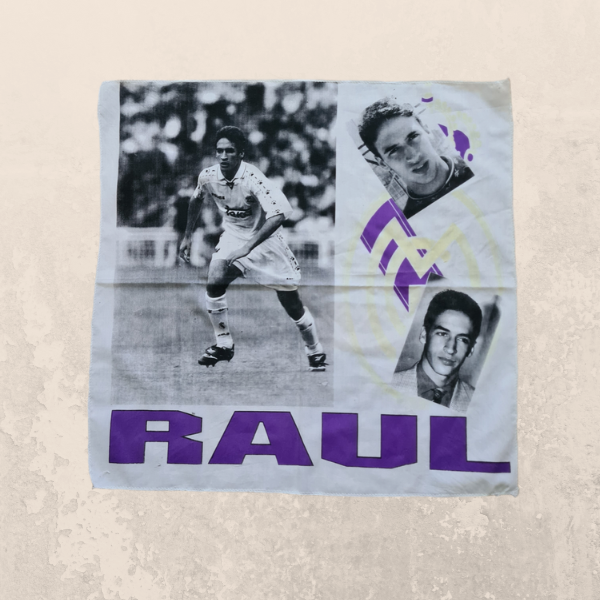 Pañuelo vintage Raúl Real Madrid