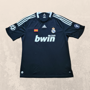 Camiseta Vintage Real Madrid away third kit versión Champions League 2008/2009